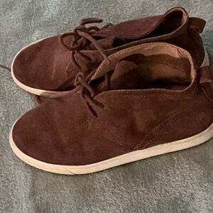 Lucky brand brown suede high top sneakers/chukka boot size 6.5